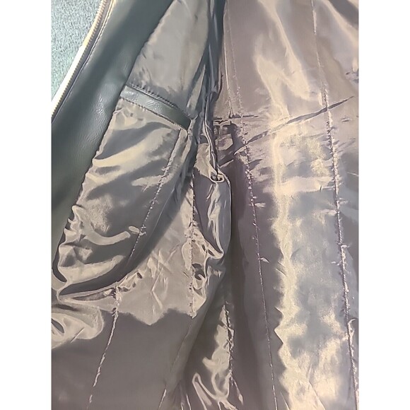 Vintage Faux Leather Tony Stewart #14 Old Spice Racing Jacket NASCAR Mens XL - Picture 11 of 11